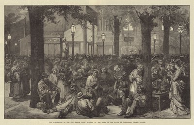 La souscription au nouveau prêt français, attente aux portes du Palais de l